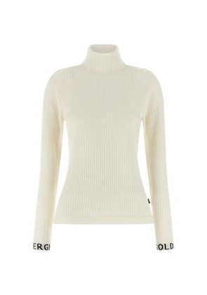 Goldbergh Mira ribbed turtleneck sweater - White