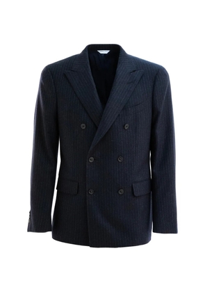 Boglioli pinstripe double-breasted suit - Blue