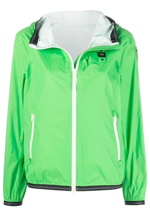 Blauer contrast-trimmed track jacket - Green
