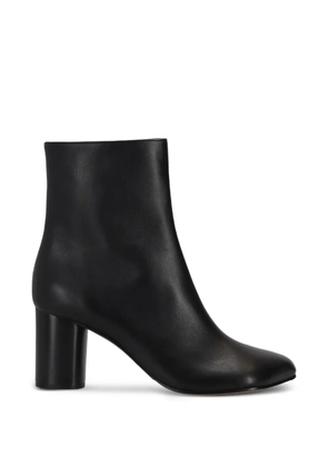 Niccolò Pasqualetti Obliqua leather ankle boots - Black