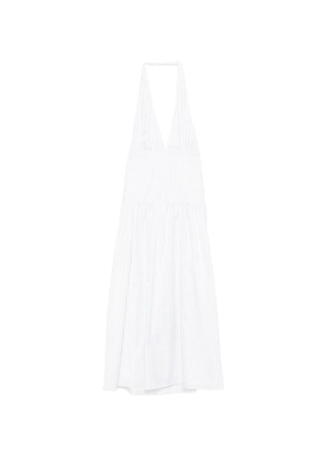 ALFIE Lilly halterneck midi dress - White