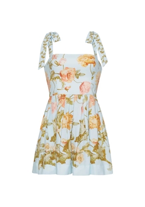 Cara Cara Tula floral-print mini dress - Blue