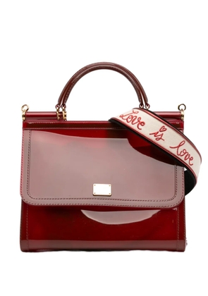 Dolce & Gabbana Pre-Owned 2010-2025 Medium PVC Miss Sicily satchel - Red