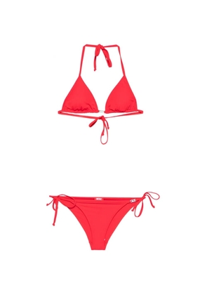 Diesel Elettra-Dnm tie-side bikini - Red