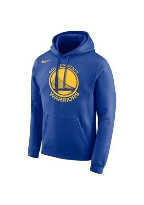 Nike x NBA Golden State Warriors logo-detail hoodie - Blue