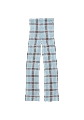 Acne Studios checked trousers - Blue