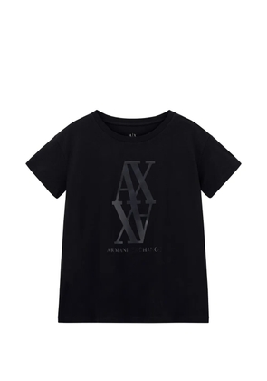 Armani Exchange logo-print T-shirt - Black