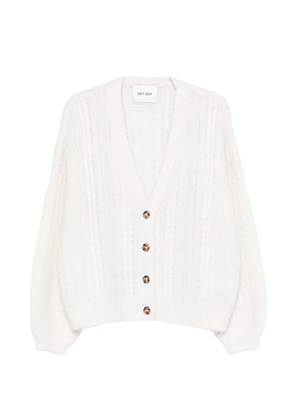 Soft Goat buttoned cardigan - White