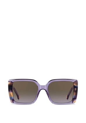 Carolina Herrera square-frame sunglasses - Purple
