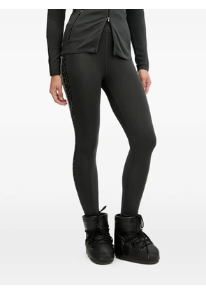 NEWLAND patterned perfomance leggings - Black