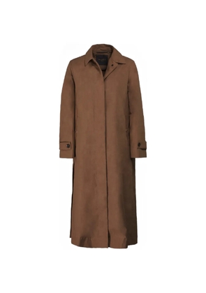 Moorer Rixta-Wfc buttoned single-breasted coat - Brown