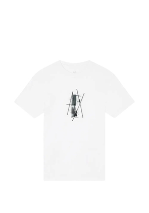 Armani Exchange graphic-print T-shirt - White