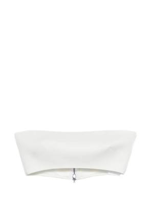 Maticevski zip strapless top - White