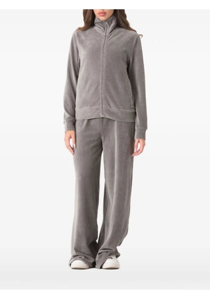 DIMENSIONE DANZA zipped high-neck sweatshirt - Grey