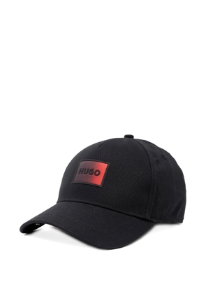 HUGO logo-patch baseball cap - Black