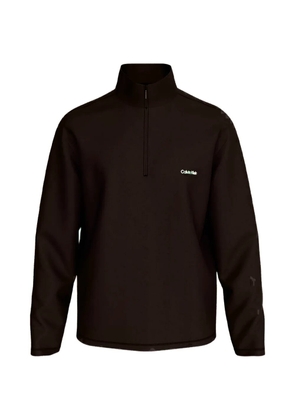 Calvin Klein long sleeve zip T-shirt - Black