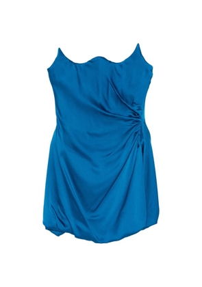 Giuseppe Di Morabito draped sleeveless dress - Blue