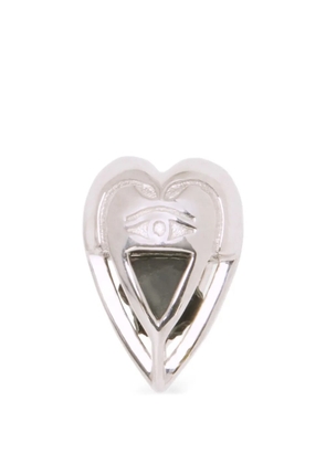 Capsule Eleven heart-shape stud earrings - Silver