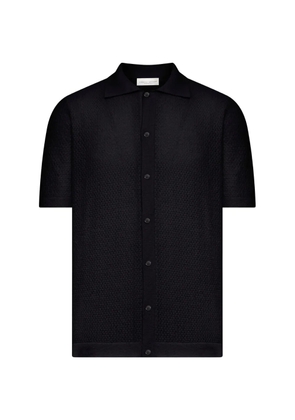 Roberto Collina button-fastening textured shirt - Black