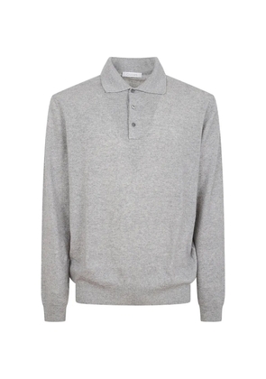 Cruciani long-sleeve polo shirt - Grey