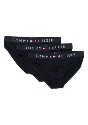 Tommy Hilfiger logo-print briefs (pack of three) - Blue