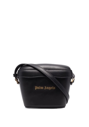 Palm Angels Padlock logo-print crossbody bag - Black