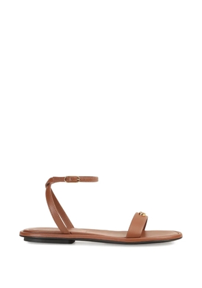 Sergio Rossi Surge logo-detail ankle-strap sandals - Brown