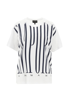 Emporio Armani graphic-print T-shirt - White