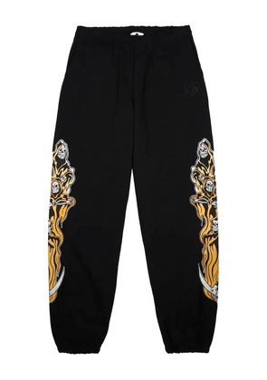 Warren Lotas Reaper graphic track pants - Black