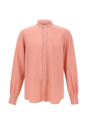 ASPESI Bruce band collar shirt - Pink