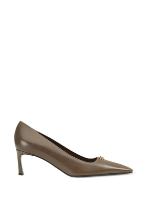 Sergio Rossi Surge logo pumps - Brown