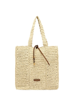 GIANNI CHIARINI Nefeli woven shoulder bag - Neutrals