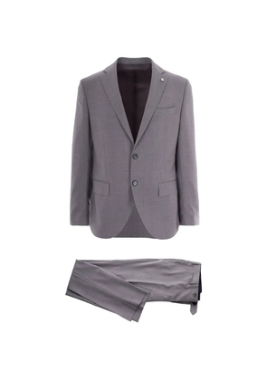 L.B.M. 1911 button-fastening wool suit - Grey