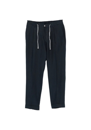 Barba drawstring cuffed trousers - Blue
