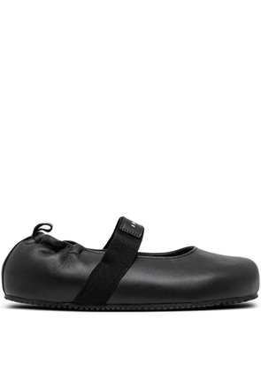 Inuikii logo-patch ballet flats - Black
