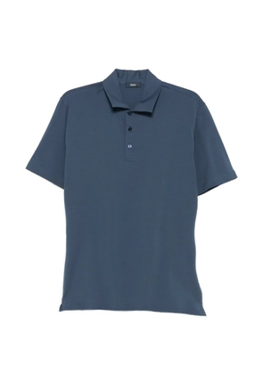 Herno short-sleeve polo shirt - Blue
