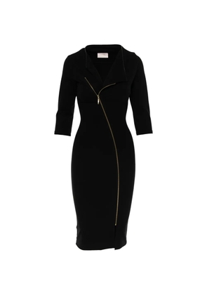 ROSERRY zip-fastening midi dress - Black