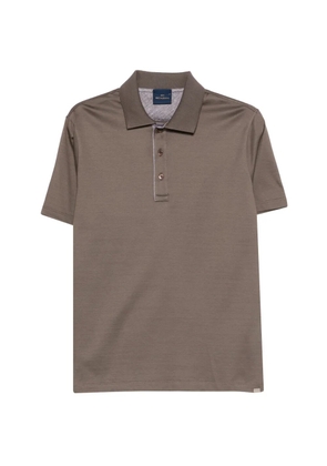 Paul & Shark buttoned polo shirt - Brown
