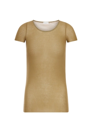 Roberto Collina ribbed T-shirt - Neutrals