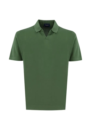 Drumohr polo-collar T-shirt - Green