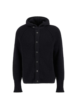 Barbour hooded buttoned cardigan - Black