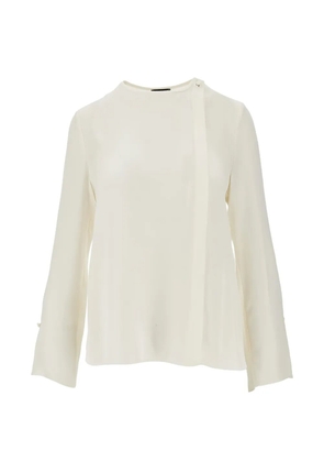 Emporio Armani Georgette button blouse - White