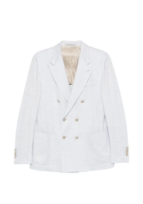 Eleventy double-breasted buttoned blazer - Blue