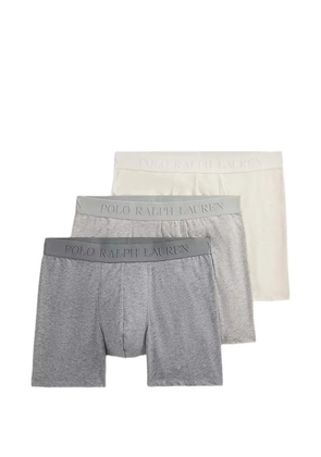 Polo Ralph Lauren embossed-logo boxers (set of three) - Grey