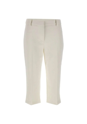 Elisabetta Franchi satin band slit trousers - Neutrals