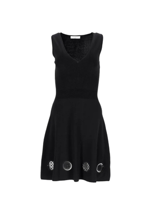 SANDRO cutout detail sleeveless mini dress - Black