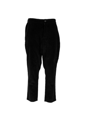 AMI Paris high-rise cropped trousers - Black