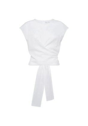 Tela tied-waist top - White
