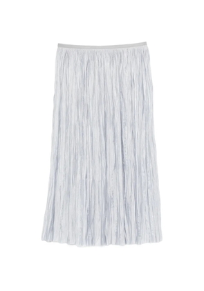Roberto Collina pleated midi skirt - Blue