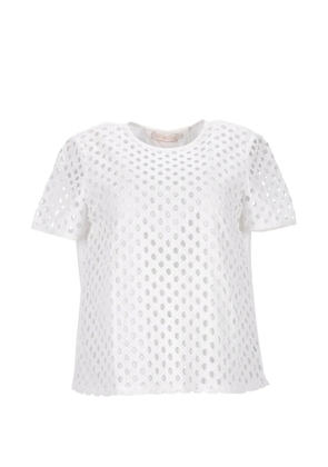 Tory Burch crew-neck T-shirt - White